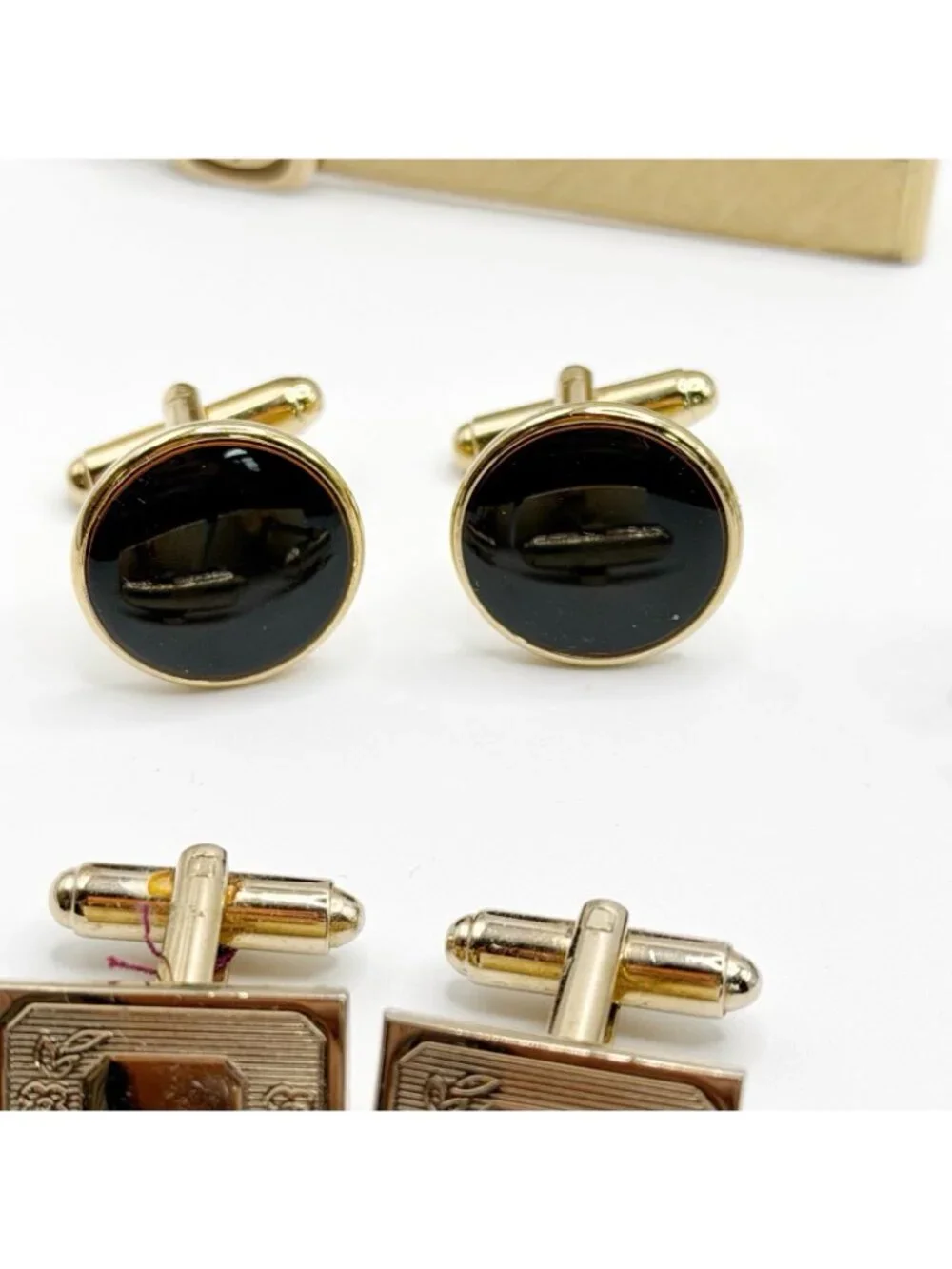 Lot Of 11 Cufflinks And 2 Tie Clips Swank, Simmons, Unsigned, Kreisler‎